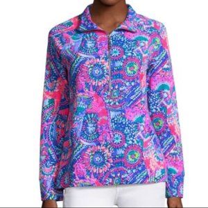 Lily Pulitzer Skipper No Prob-LLama Popover Half Zip